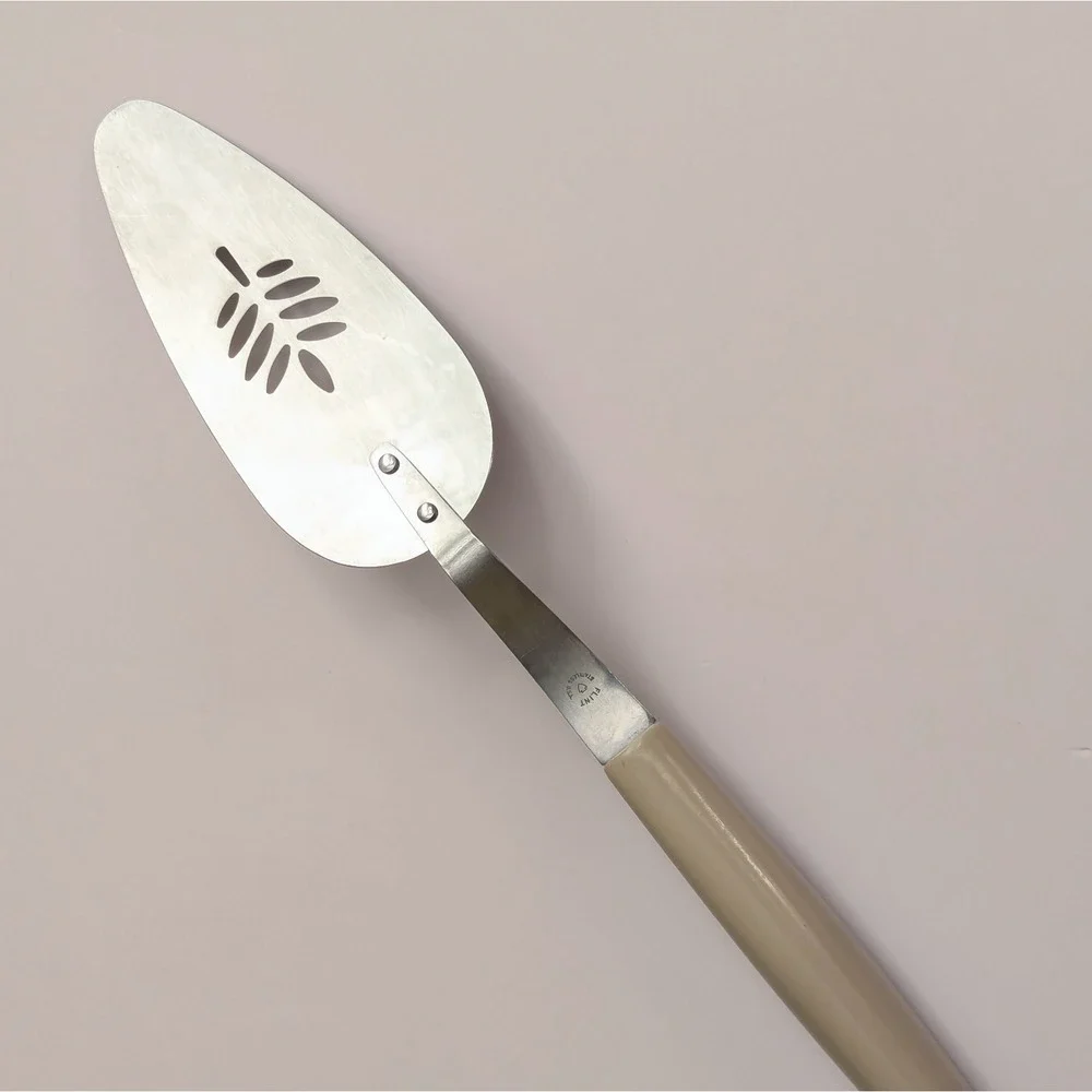 Vintage Flint Arrowhead Stainless Steel Harvest Wheat Handle Pie Cake Server USA